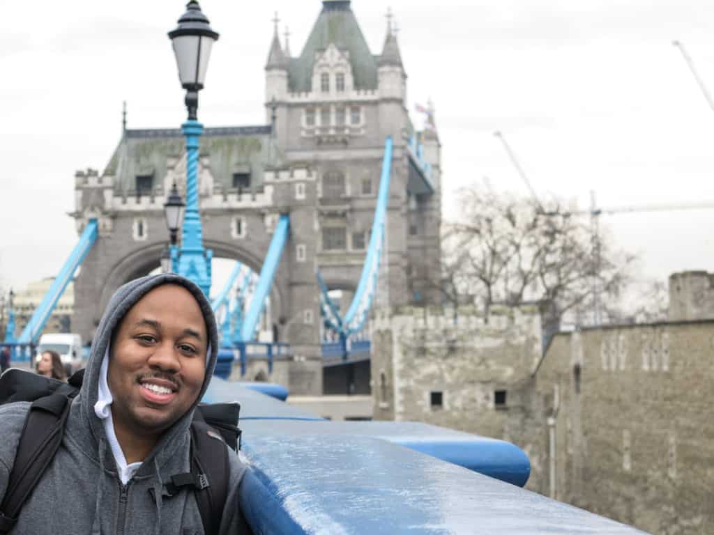 The Minority Nomad at the Tower Bridge London
