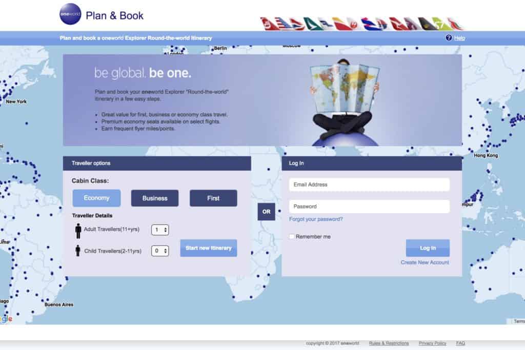 round the world ticket